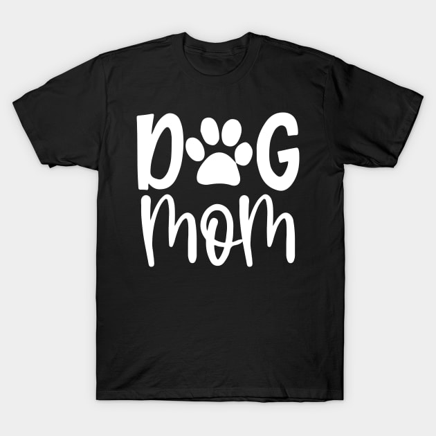 Dog Mom Paw T-Shirt by DragonTees